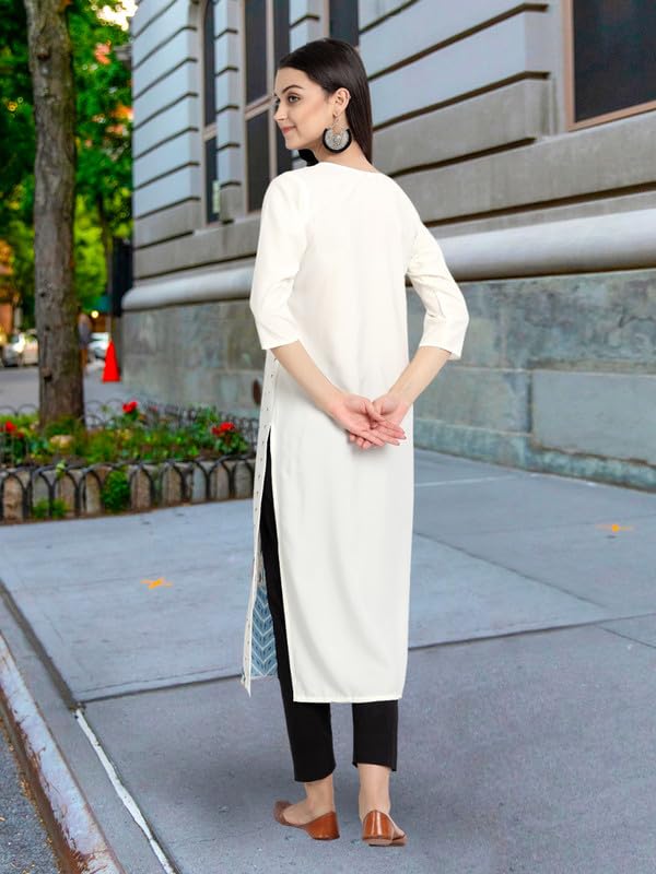 Pinkmint Women's Crepe Kurti for Women's ll Traditional Kurti for Women ll The Ultimate Kurti Collection (Pack of 5) - Image 7