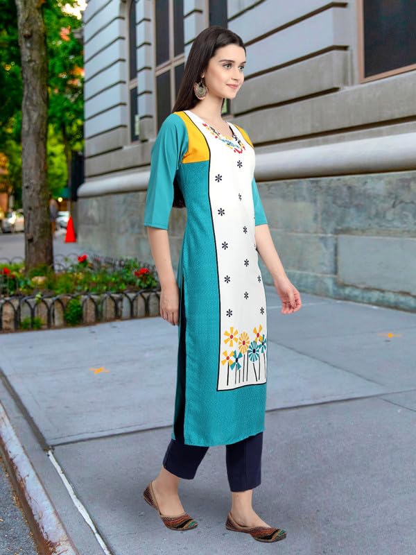 Pinkmint Women's Crepe Kurti for Women's ll Traditional Kurti for Women ll The Ultimate Kurti Collection (Pack of 5) - Image 6