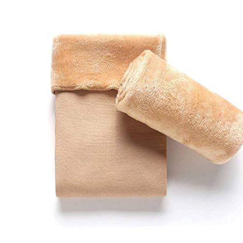 Kyron Fashions Women Soft Cozy Warm Fleece Lined Thick Winter Woolen Snow Velvet Ankle Length Socks With Thermal Casmere Fur, Cream - Image 8