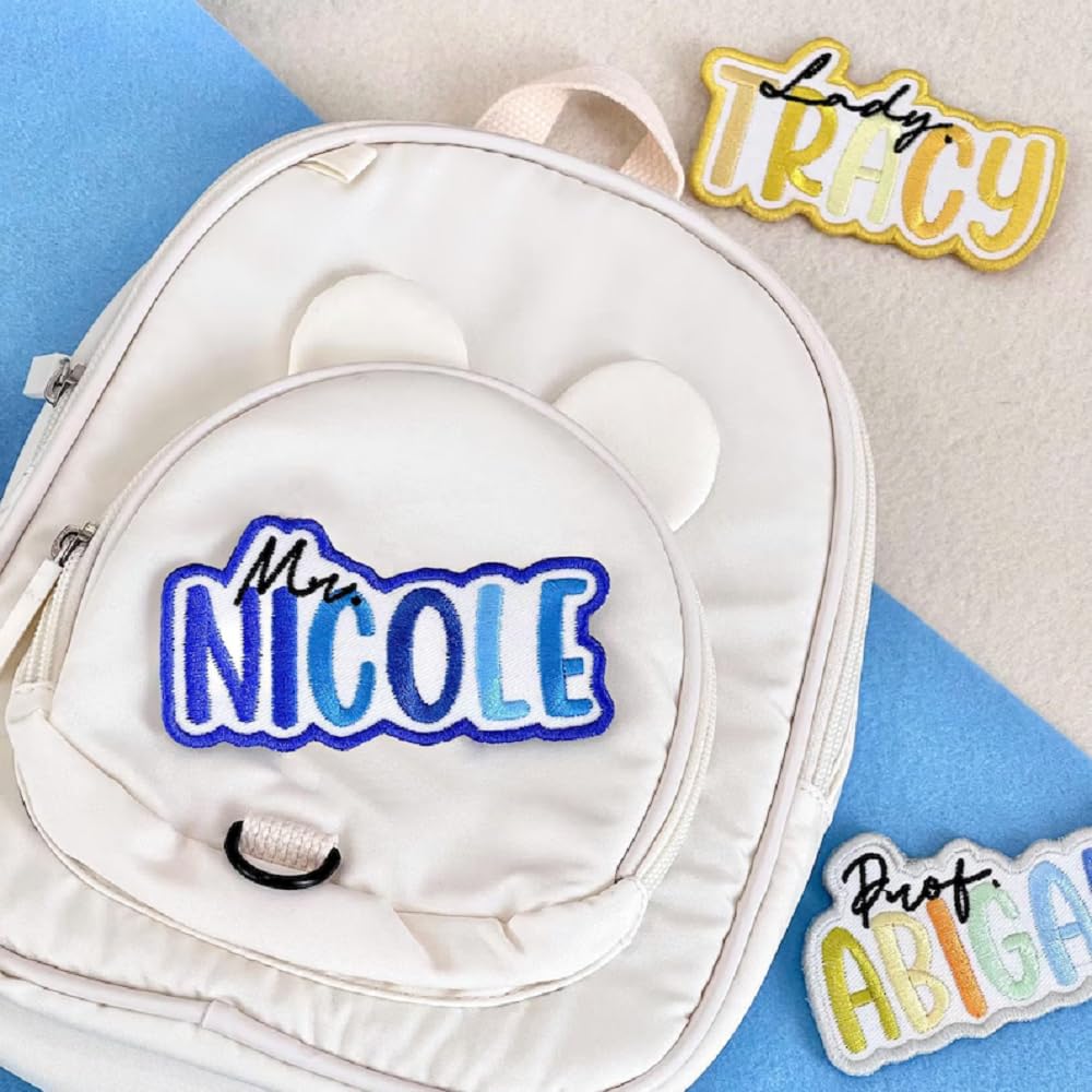 Embroidered Custom Name Tag, Embroidered Name, Alphabet Name Patches, Hoodies, Backpack, Applique for Clothes, Dress, Hat, Socks, Jeans, Personalized Text Patch - Image 7