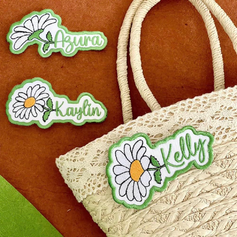 Embroidered Custom Name Tag, Embroidered Name, Alphabet Name Patches, Hoodies, Backpack, Applique for Clothes, Dress, Hat, Socks, Jeans, Personalized Text Patch - Image 4