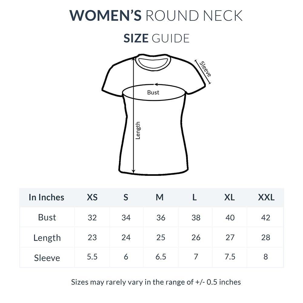 XENOVAURBAN Women Cotton Printed Regular Fit T-Shirt | Stylish Round Neck Graphic Tshirt - WRN-BUTGOD1-BLK-2XL - Image 5