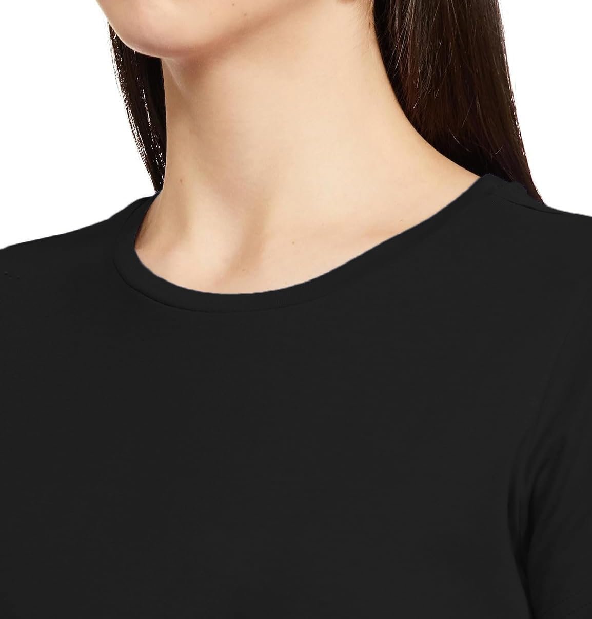 XENOVAURBAN Women Cotton Printed Regular Fit T-Shirt | Stylish Round Neck Graphic Tshirt - WRN-BUTGOD1-BLK-2XL - Image 3