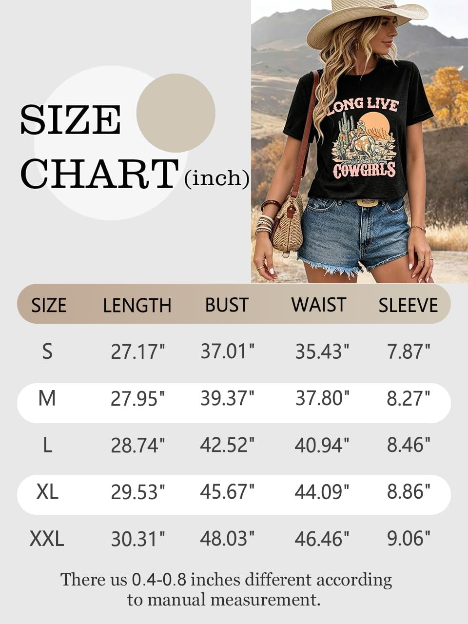 Vintage Texas T Shirt 1845 Womens Summer Short Sleeve Graphic Tees, F-black, Small - Image 6