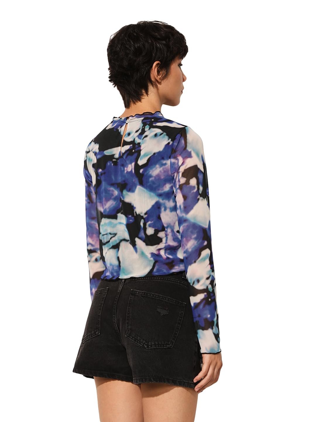 Women's Regular Fit Multicolor Top - Image 6
