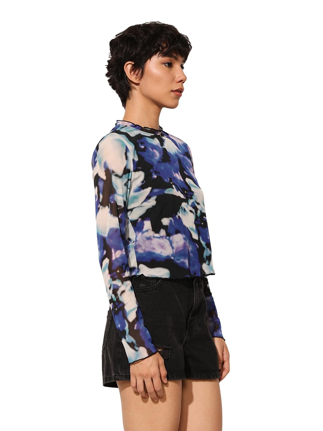 Women's Regular Fit Multicolor Top - Image 5