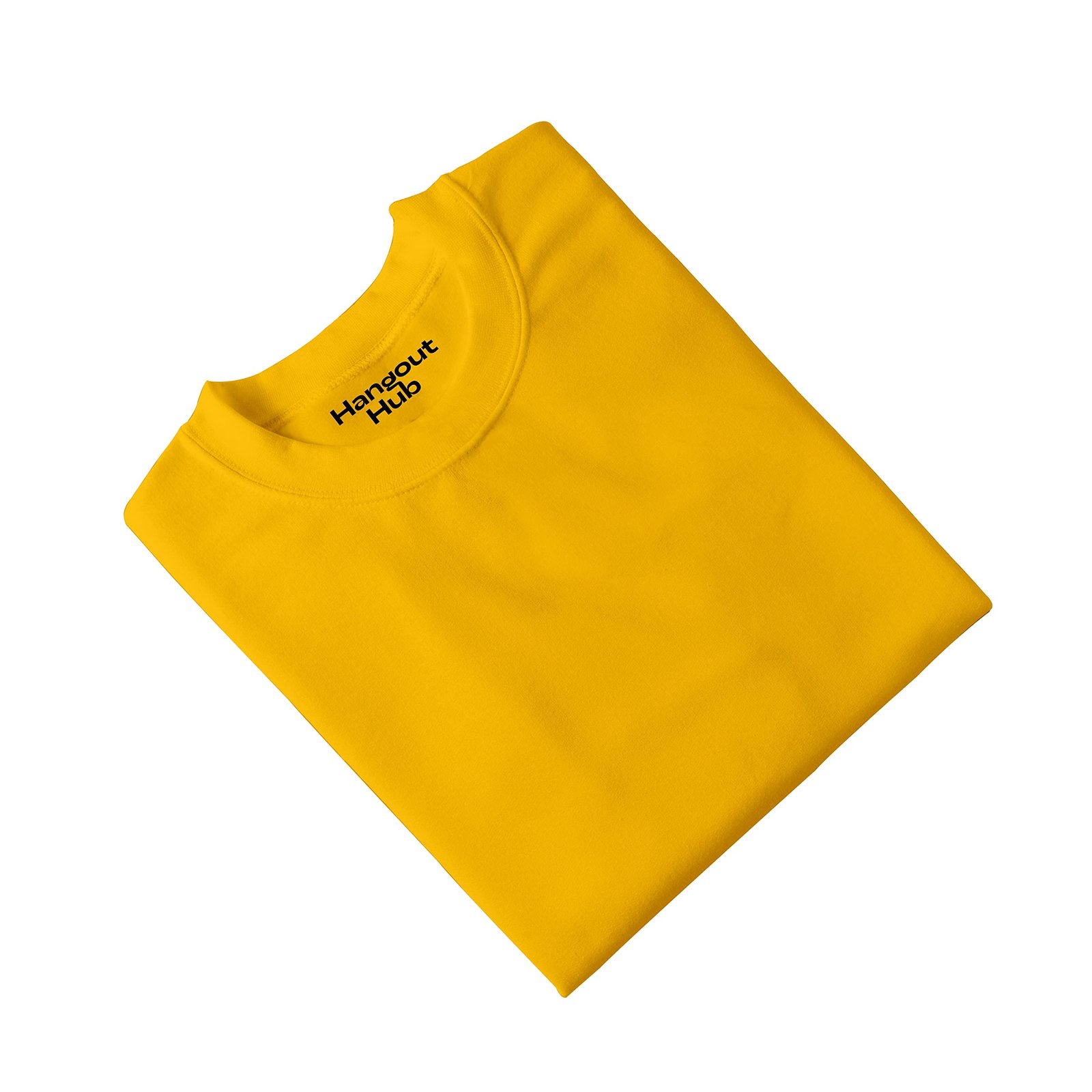 Hangout Hub Women T-Shirts Crop Top-Friends Printed (Yellow;L) Set of 1 - Image 5