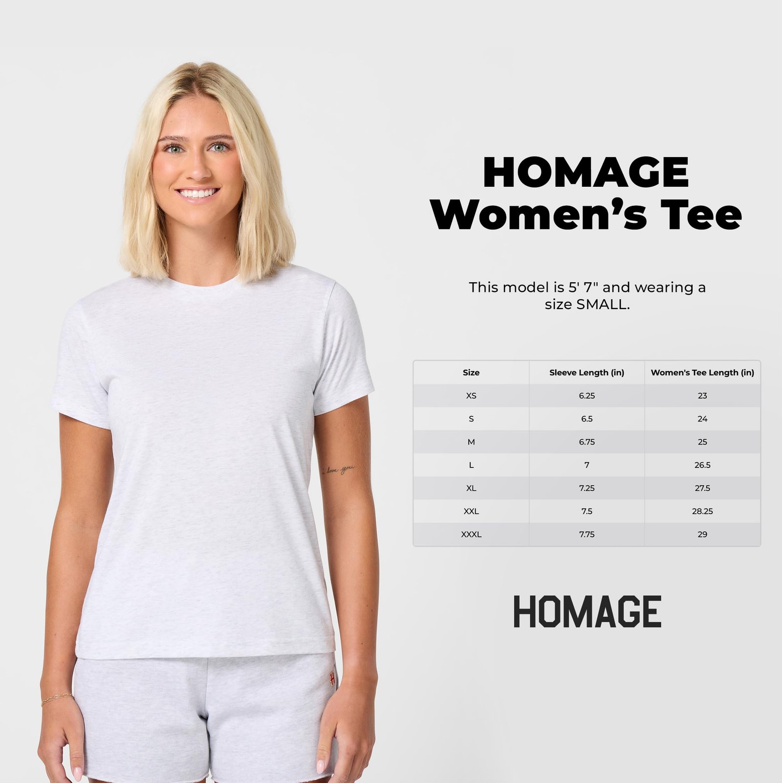 New Heights Women's Classic Logo T-Shirt, Charcoal, X-Large - Image 3