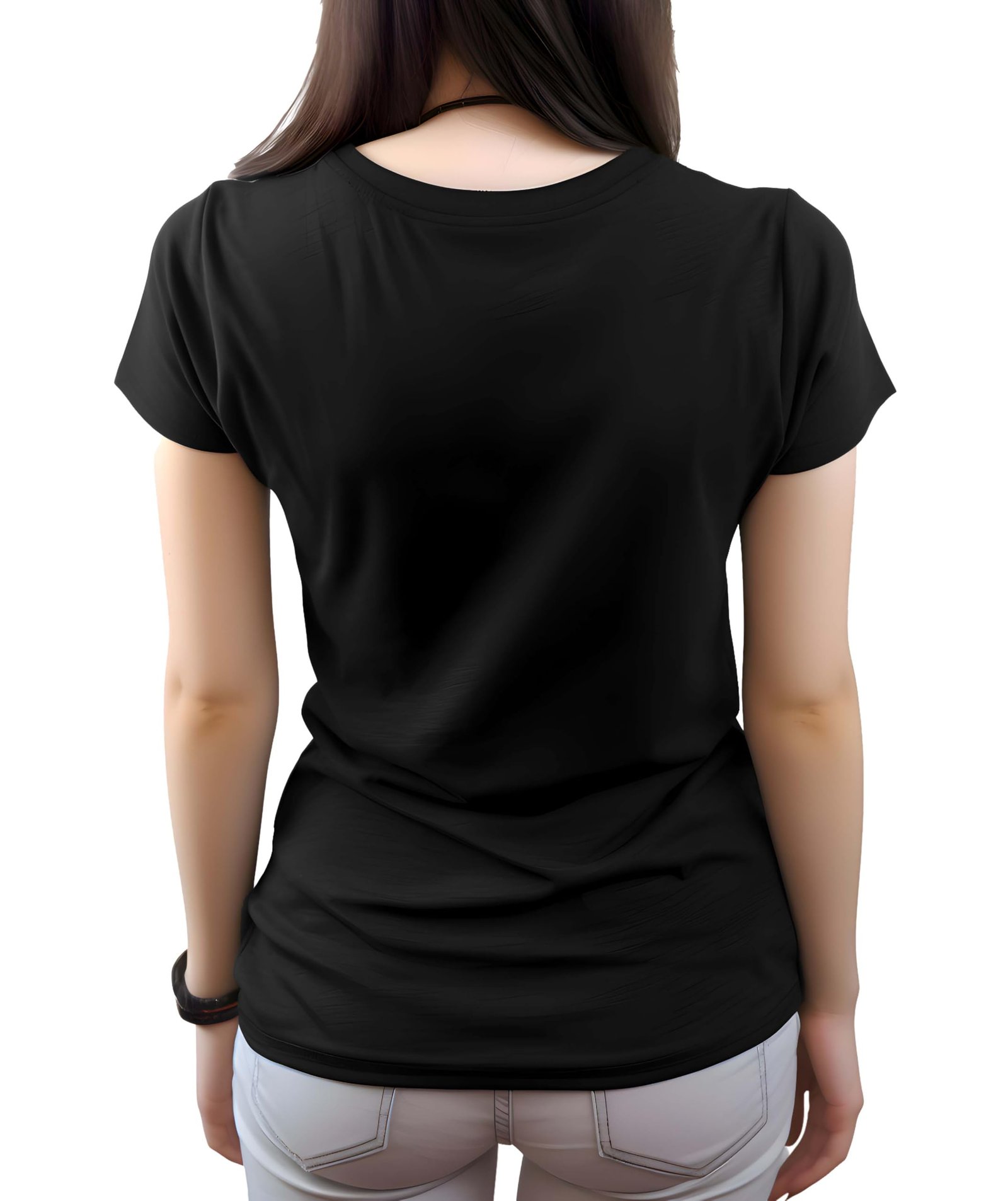 XENOVAURBAN Women Cotton Printed Regular Fit T-Shirt | Stylish Round Neck Graphic Tshirt - WRN-BUTGOD1-BLK-2XL - Image 4