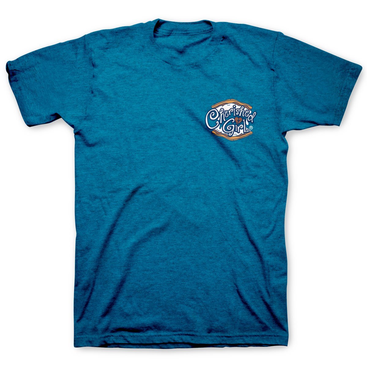 Cherished Girl Women's S'More Jesus T-Shirt -Antique Sapphire-MD - Image 2