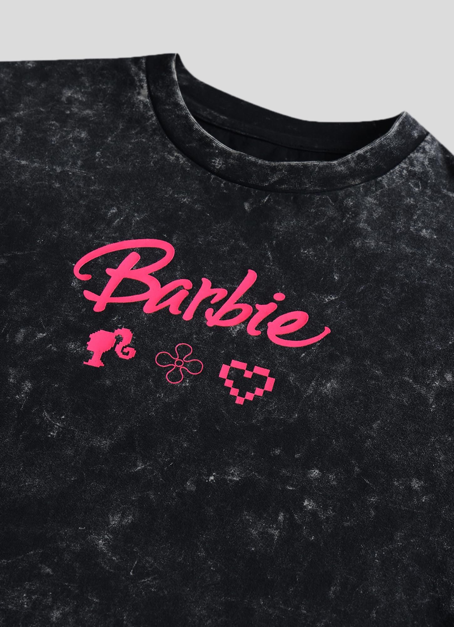 Free Authority Official Barbie The Original Fashion Icon Graphic Printed Women’s Relaxed Fit T-Shirt | Pure Cotton Casual Round Neck Half Sleeves Stylish Tee - Image 2